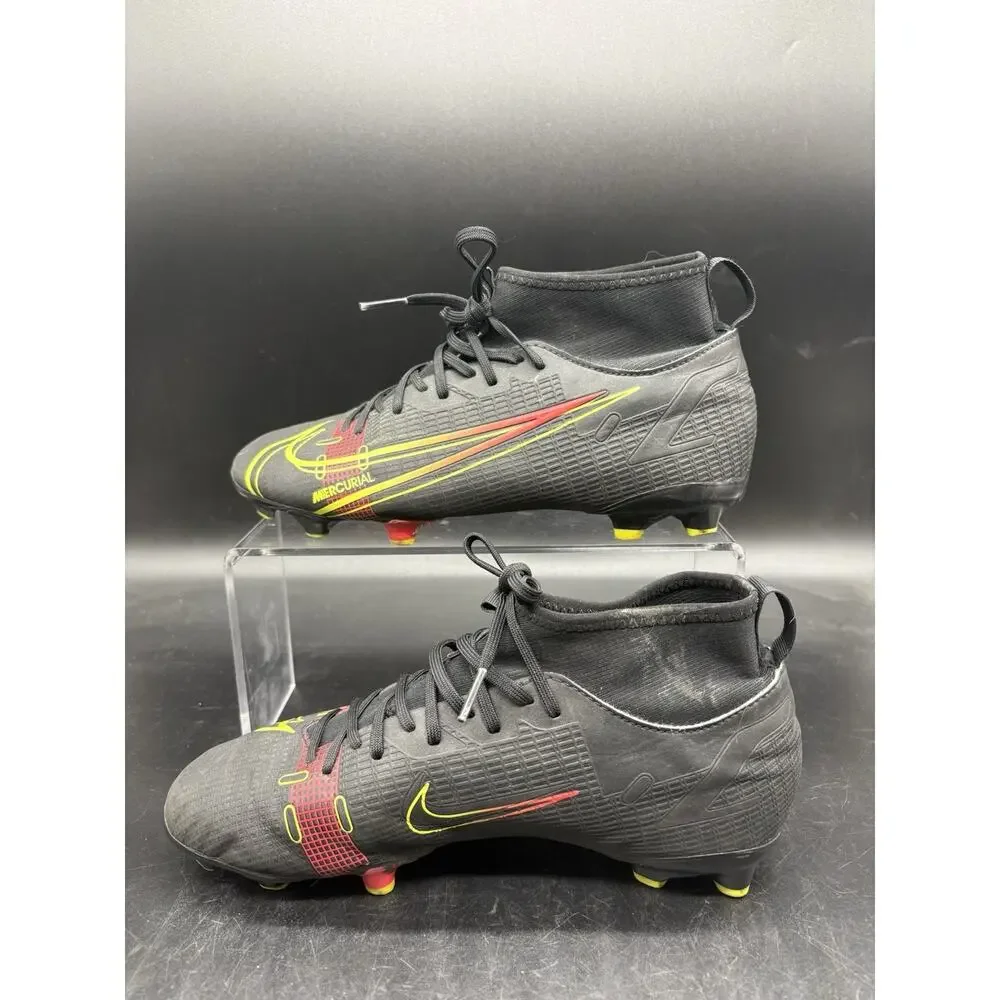 NIKE MERCURIAL SUPERFLY 8 ACADEMY FG/MG SOCCER CLEATS CV1127-090 SIZE US 5Y